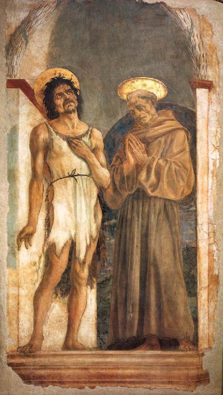 DOMENICO VENEZIANO St John the Baptist and St Francis sdn China oil painting art
